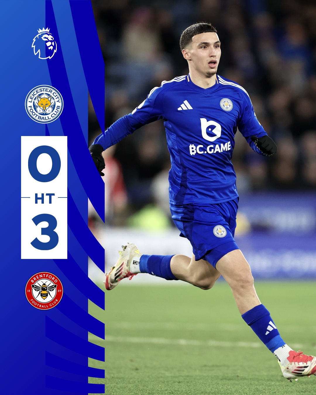  半場0-3！萊斯特若不進(jìn)球輸球，將主場6連敗0進(jìn)球創(chuàng)歷史最糟戰(zhàn)績