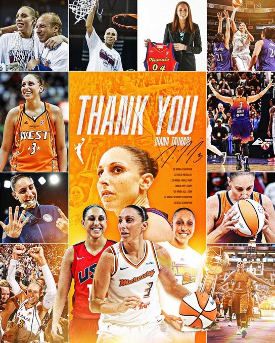  傳奇落幕！WNBA巨星陶樂(lè)西宣布退役 結(jié)束20年職業(yè)生涯
